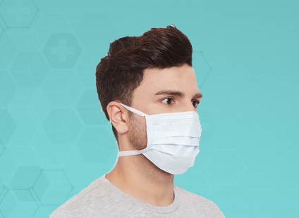 3 Ply Face Mask Tie Lace